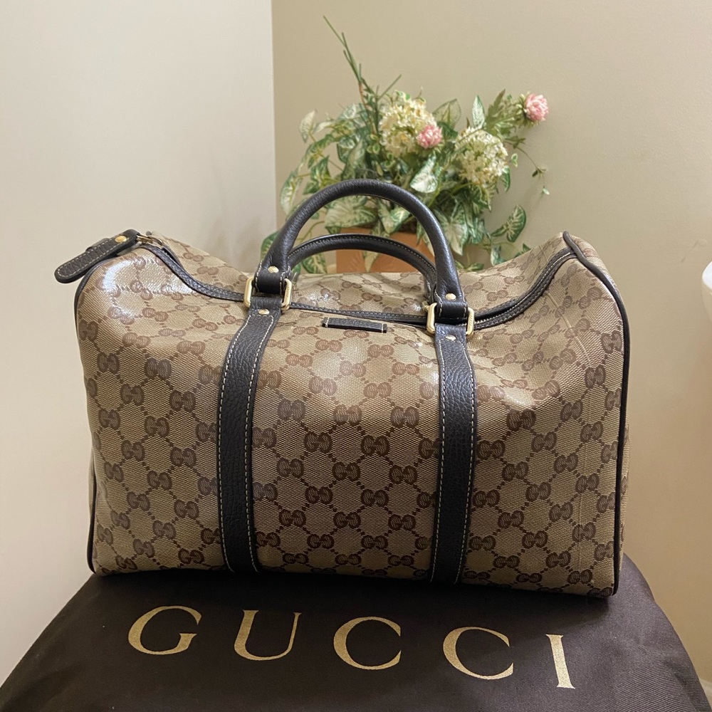 💯 Authentic Gucci Boston GG Handbad